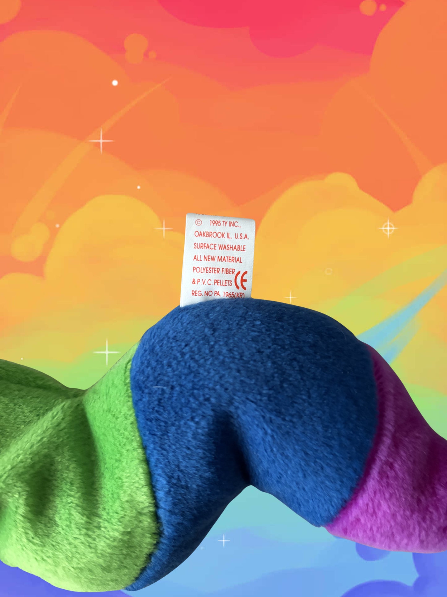 Ty Beanie Baby | Inch the Worm
