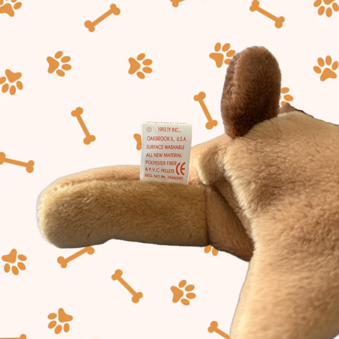 Ty Beanie Baby | Bones the Dog
