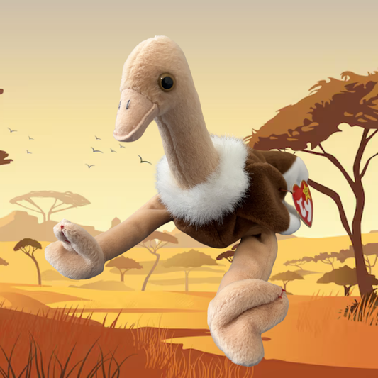 Ty Beanie Baby | Stretch the Ostrich