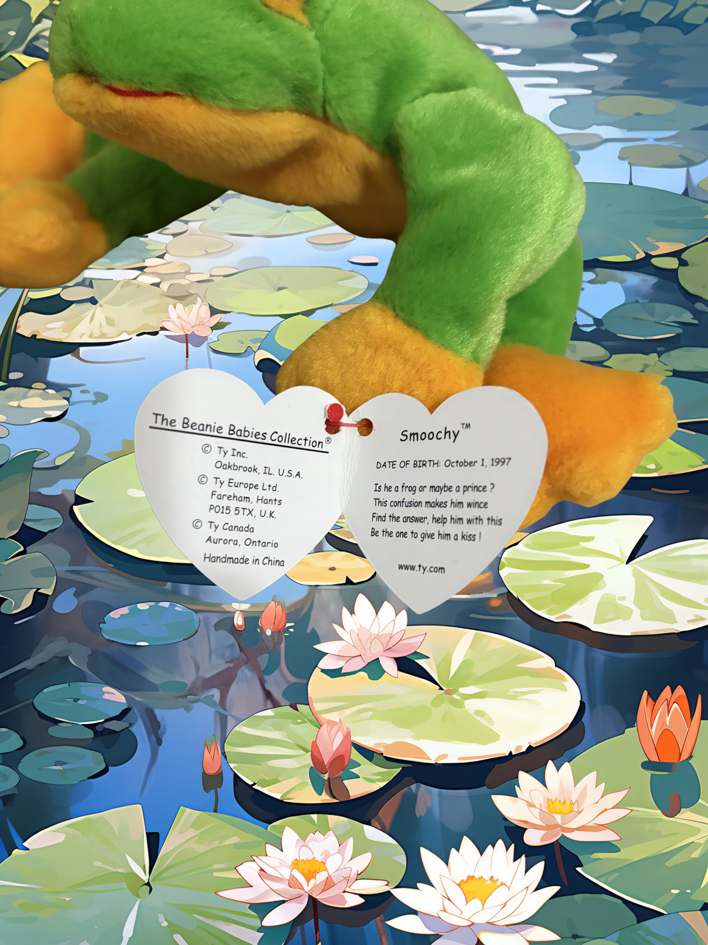 Ty Beanie Baby | Smoochy the Frog