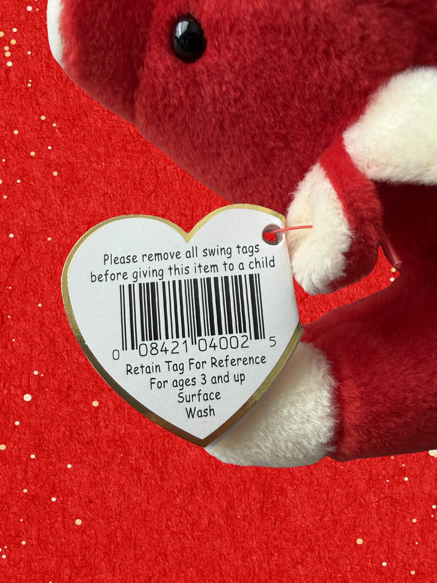 Ty Beanie Baby | Snort the Red Bull 1995