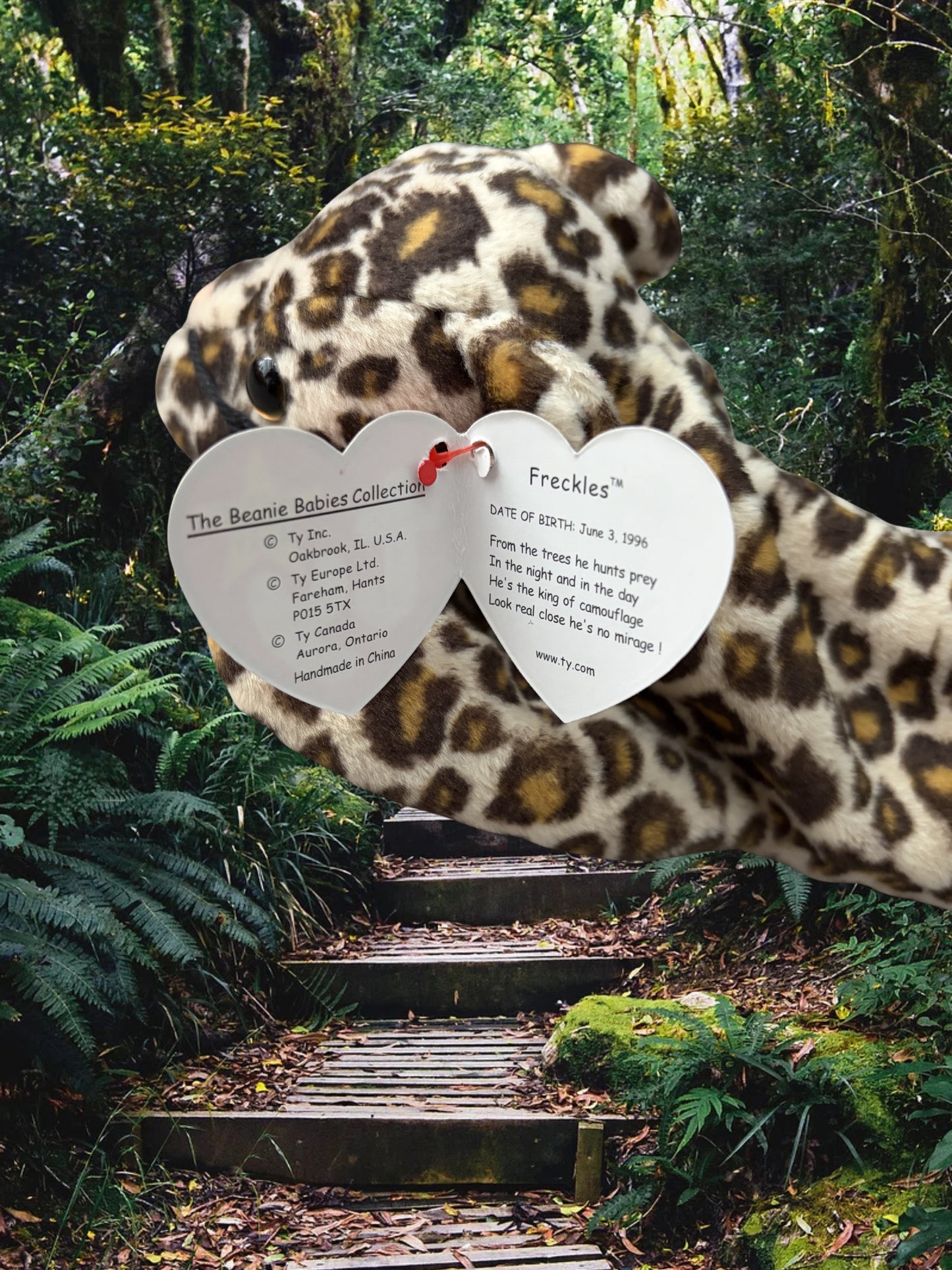 Ty Beanie Baby | Freckles the Leopard