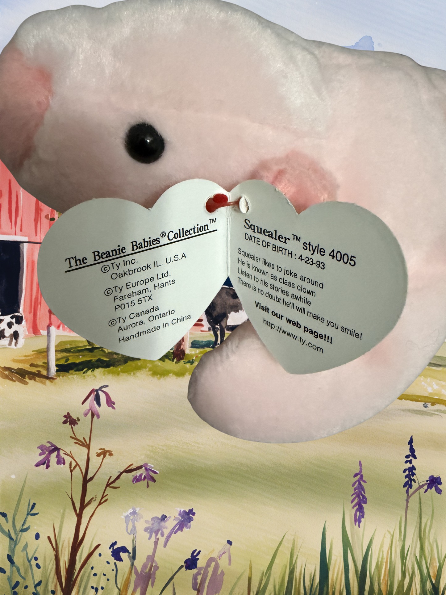 Ty Beanie Baby | Squealers the Pig