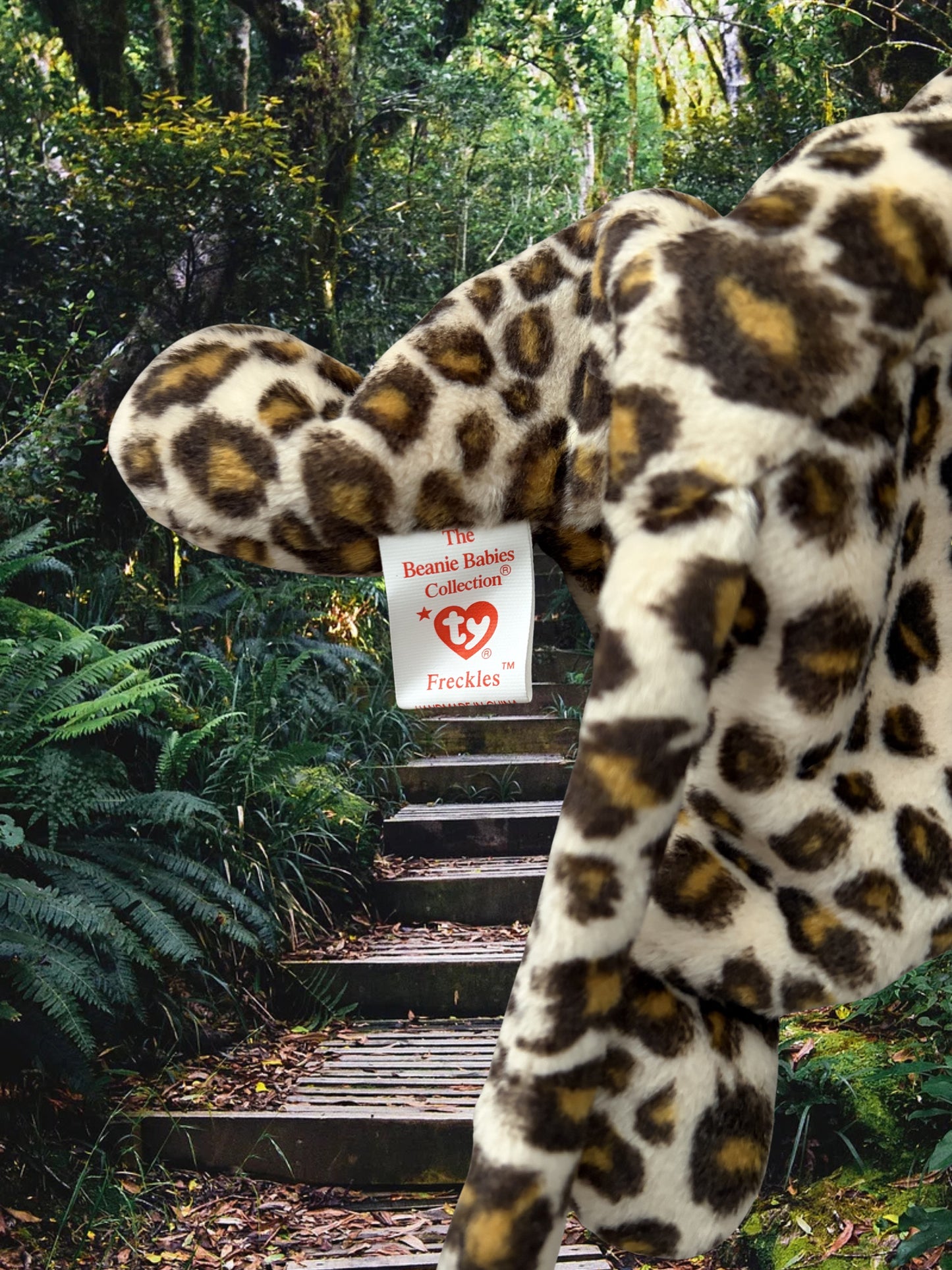 Ty Beanie Baby | Freckles the Leopard
