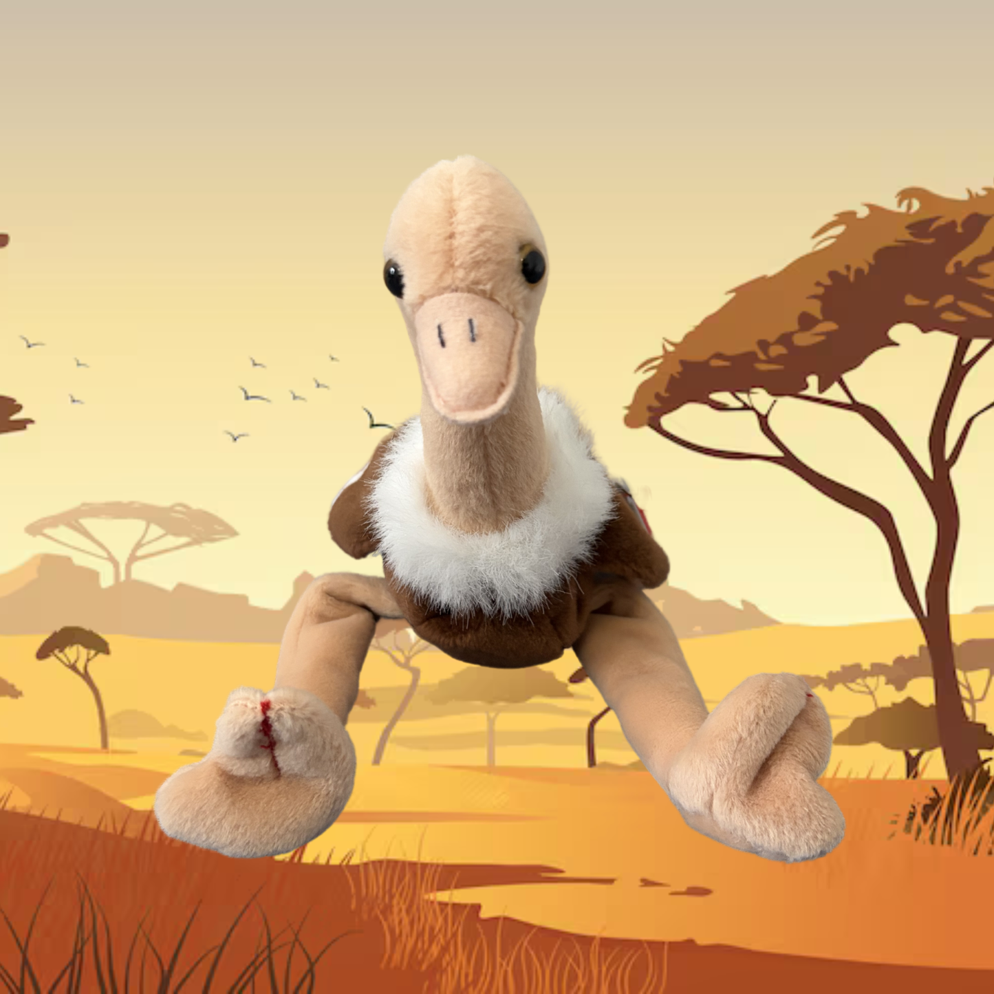 Ty Beanie Baby | Stretch the Ostrich