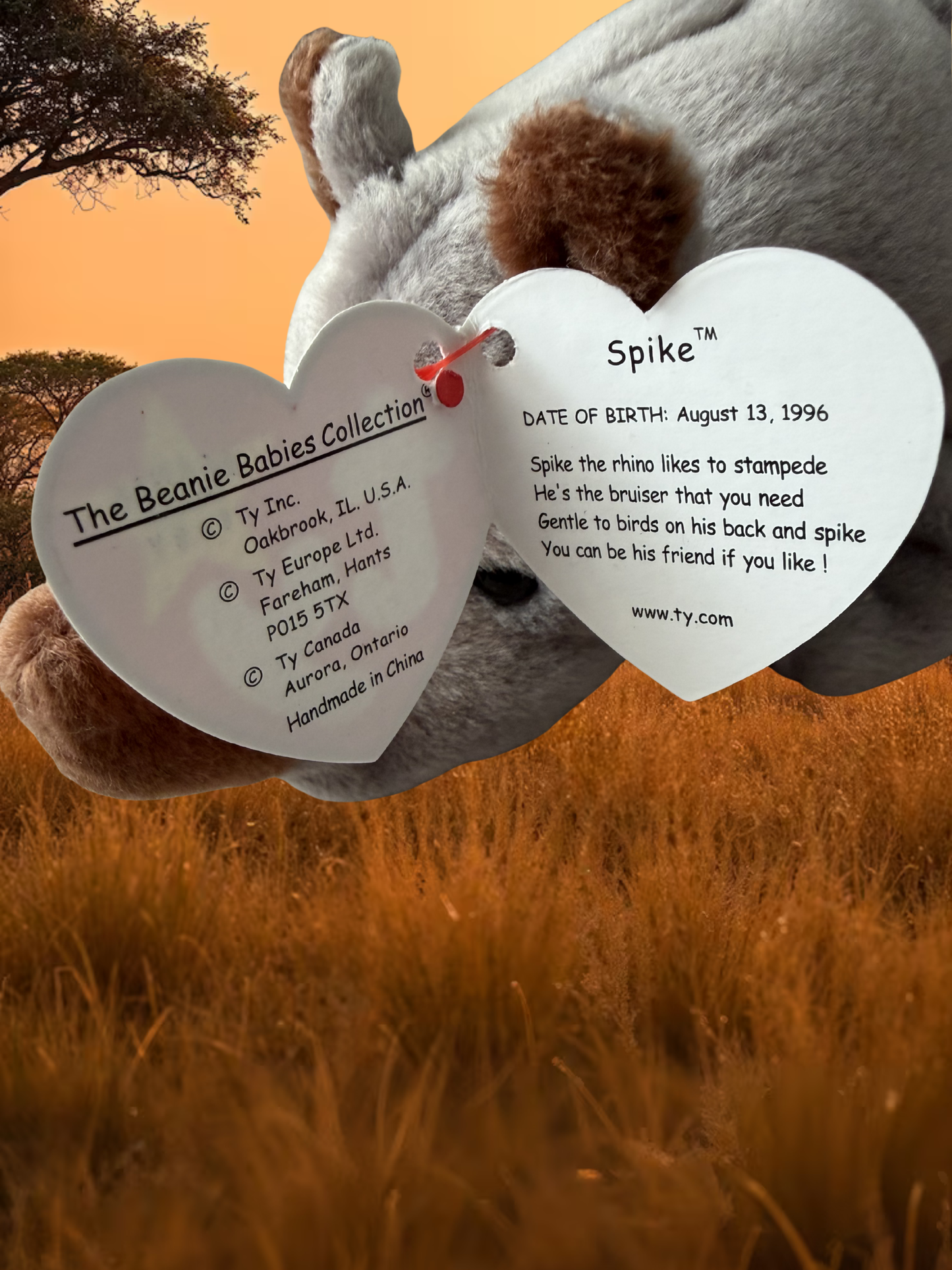 Ty Beanie Baby | Spike the Rhino