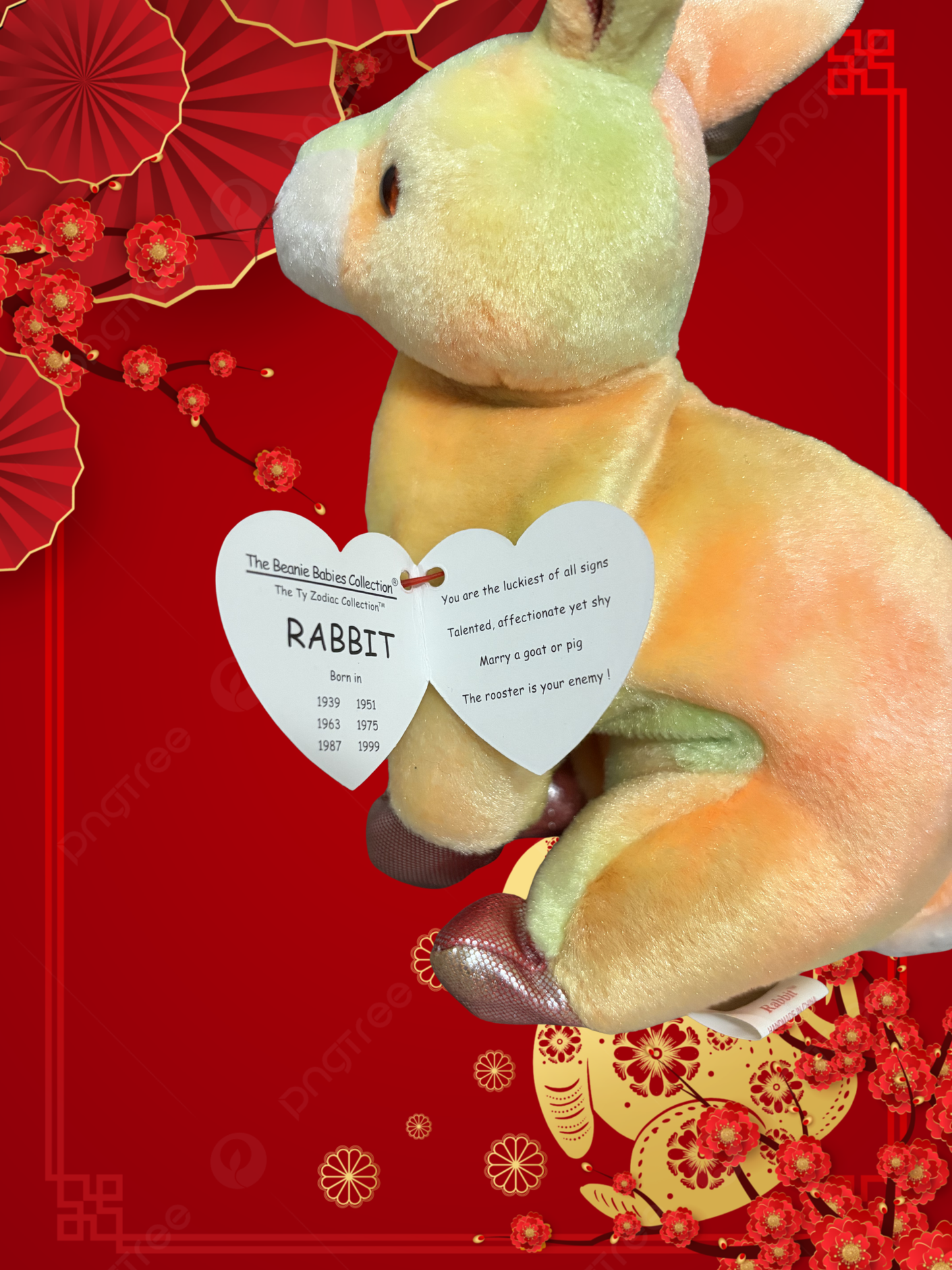 Ty Beanie Baby | Zodiac Rabbit