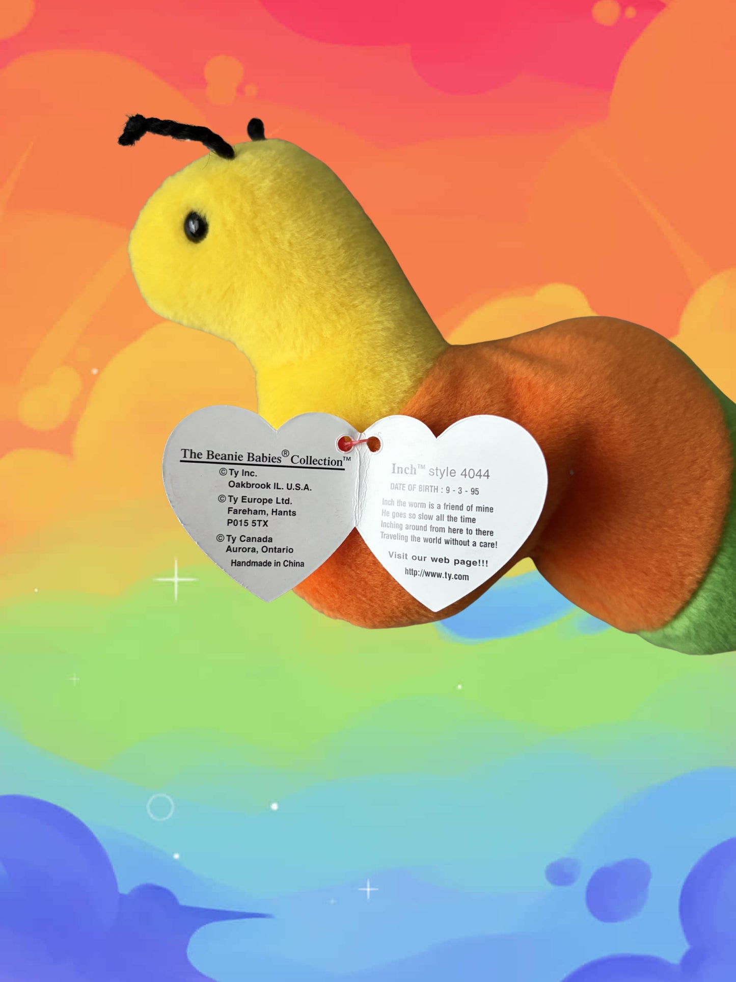Ty Beanie Baby | Inch the Worm