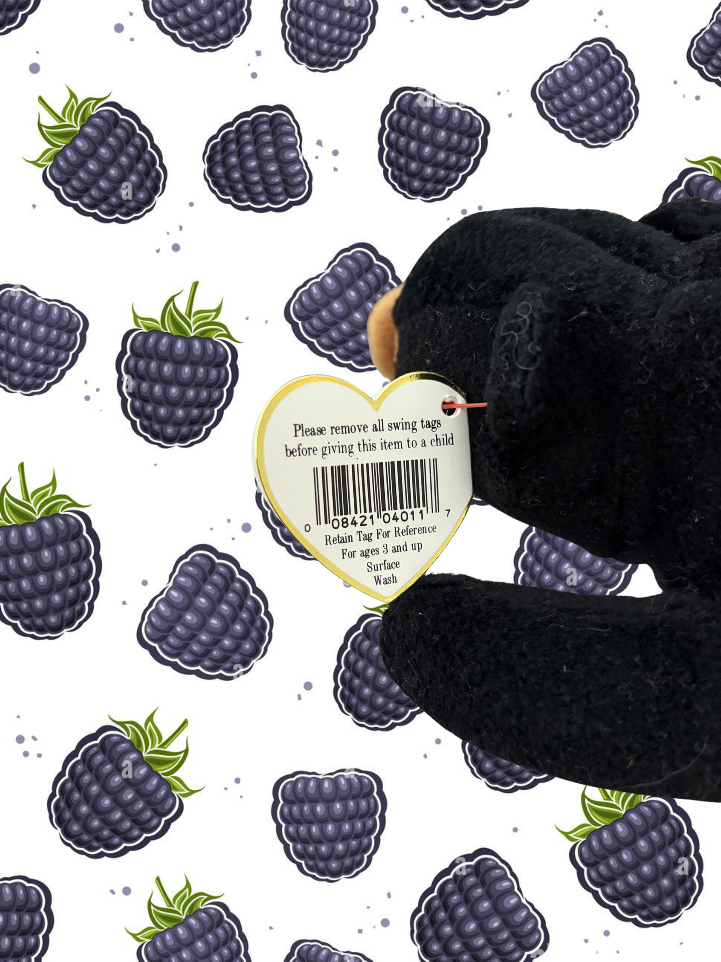 Ty Beanie Baby | Blackie the Bear 1993