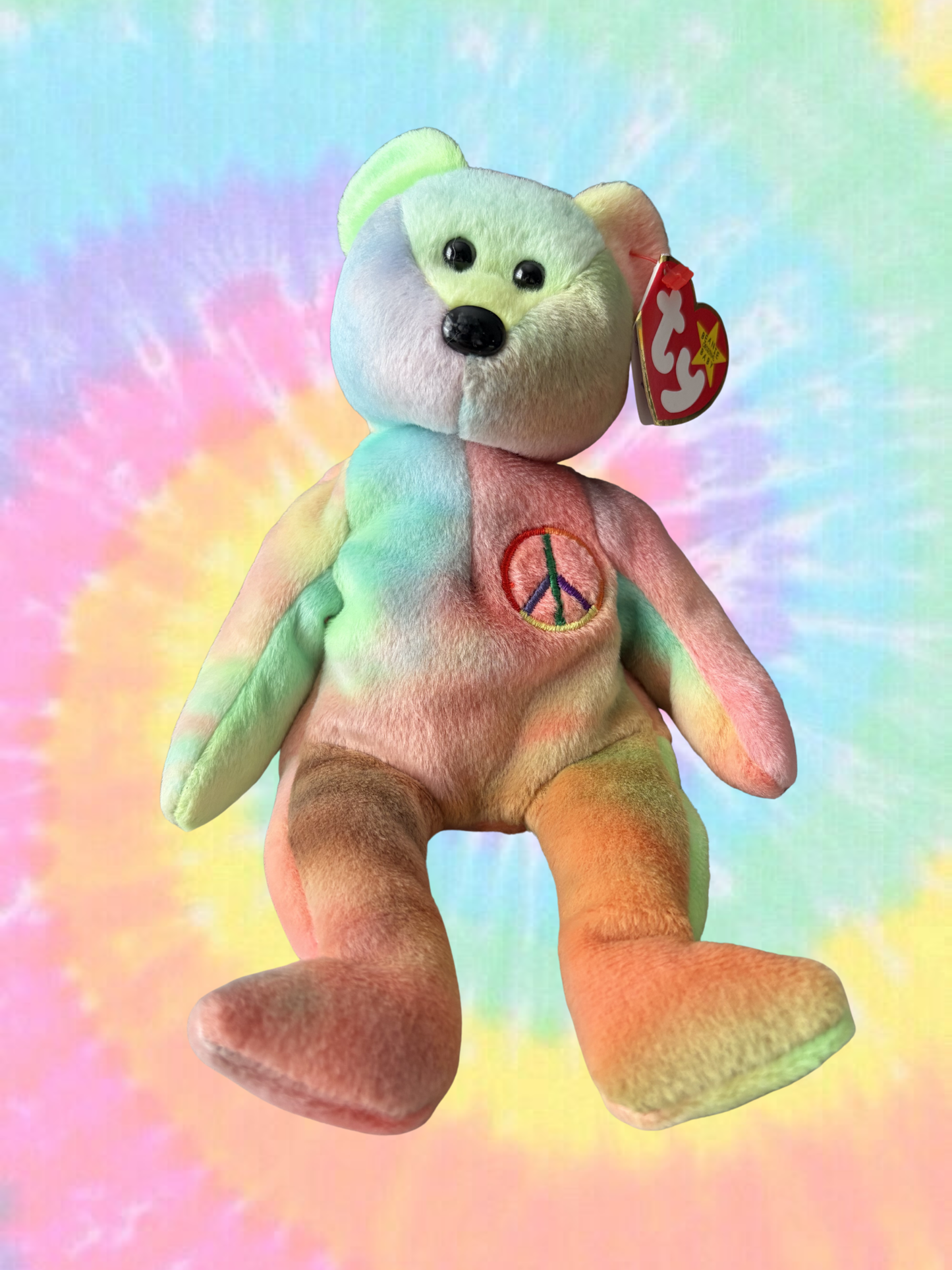 Ty Beanie Baby | Peace the Bear 1996