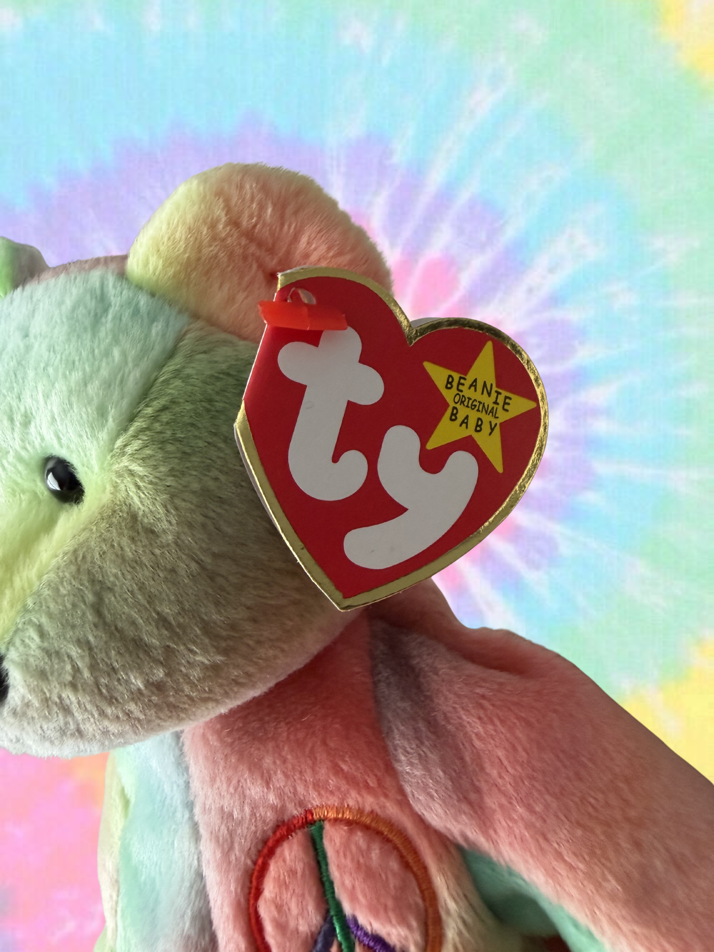 Ty Beanie Baby | Peace the Bear 1996