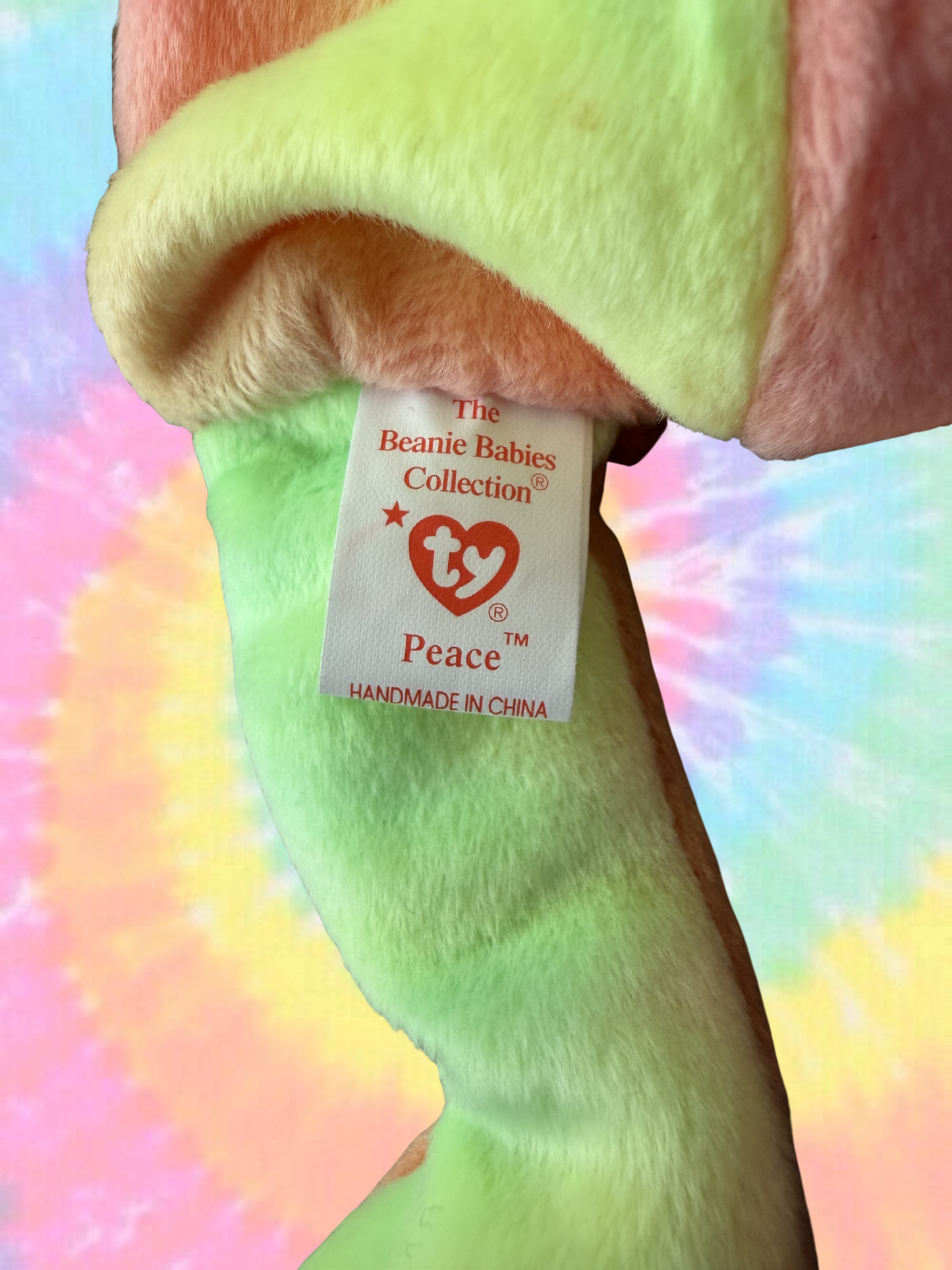 Ty Beanie Baby | Peace the Bear 1996