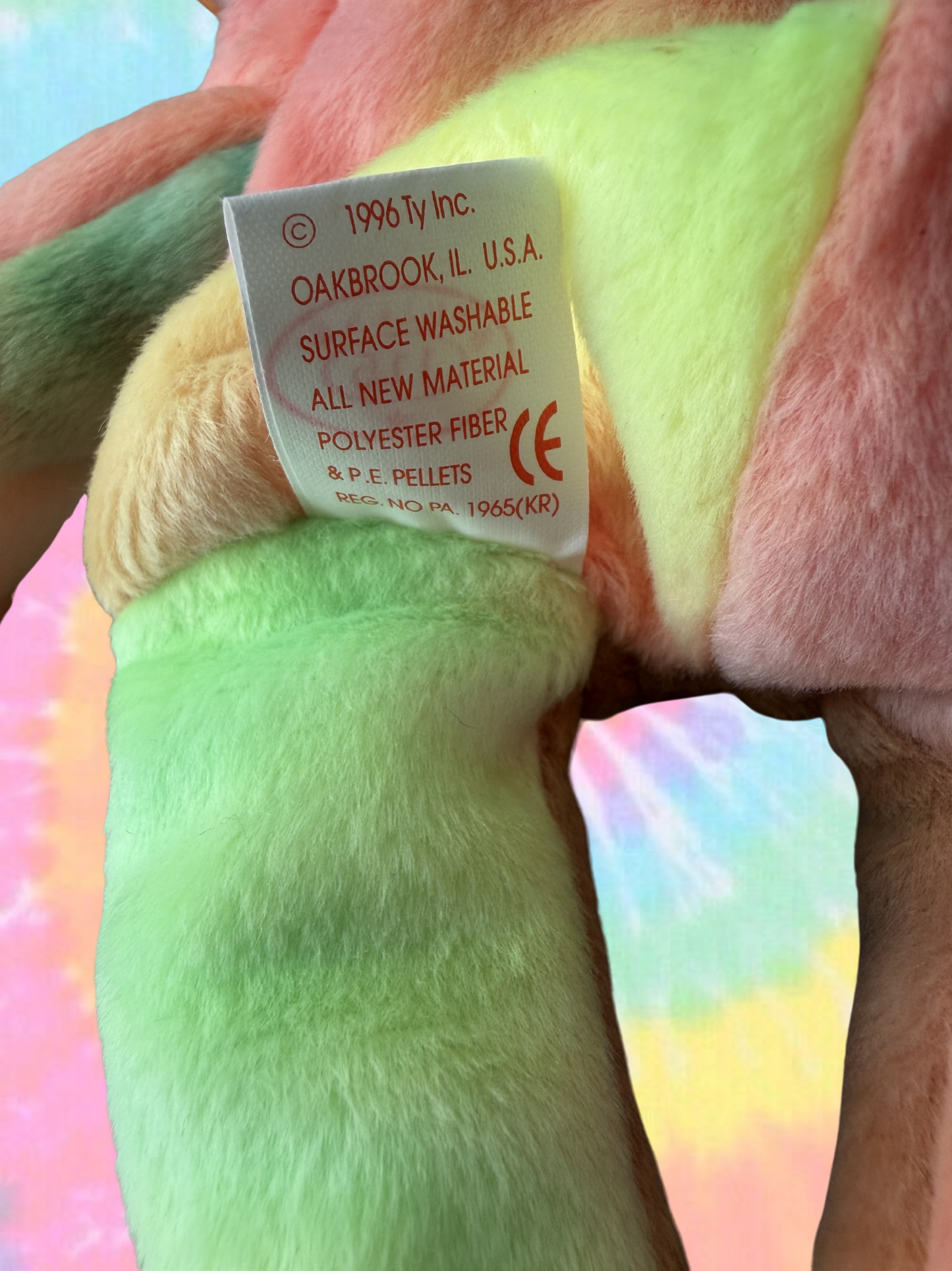 Ty Beanie Baby | Peace the Bear 1996
