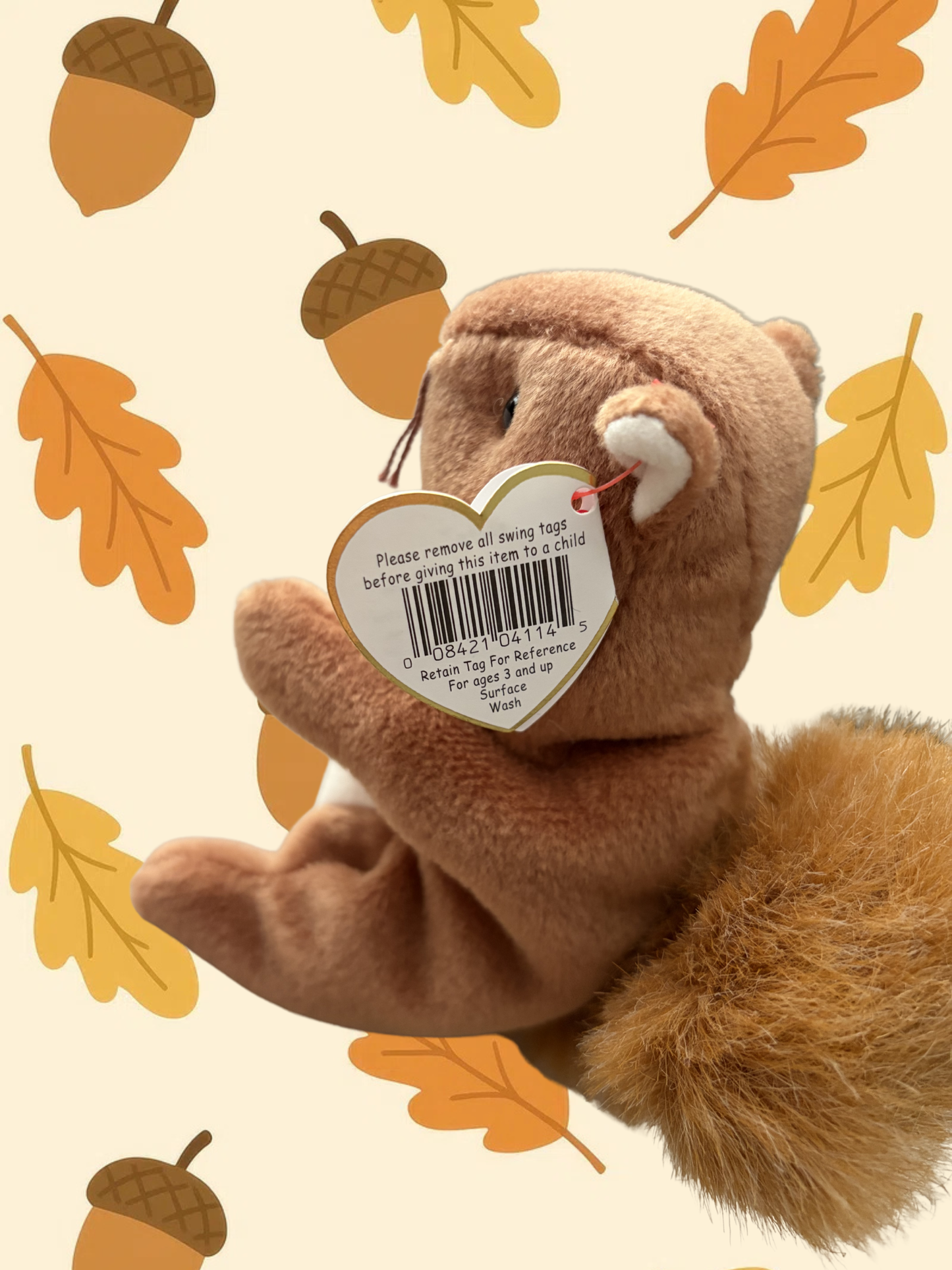 Ty Beanie Baby | Nuts the Squirrel 1996